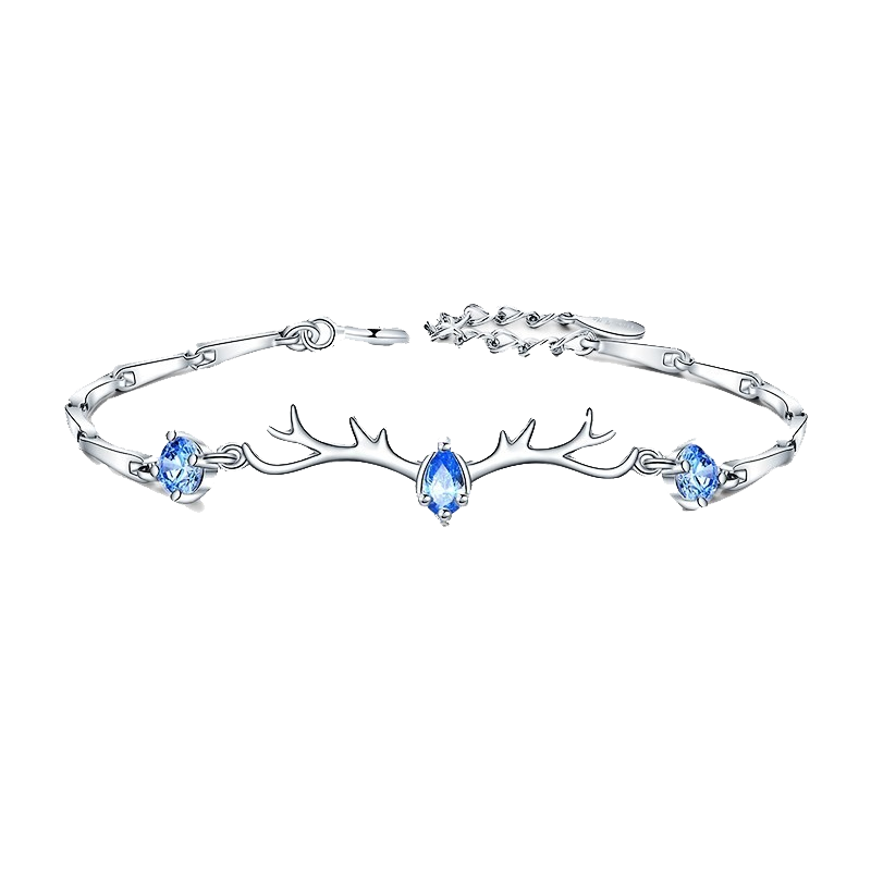 卡蒂罗 999银鹿角手链