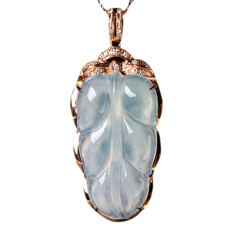 印象眸 18k金镶钻吊坠