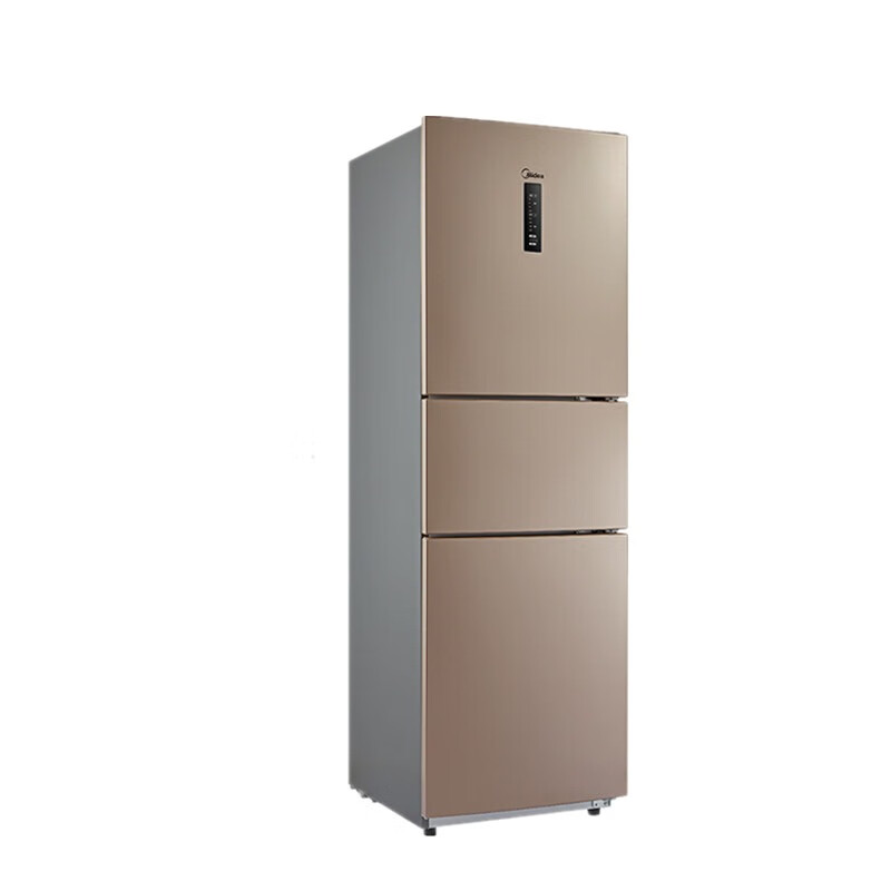 美的 铂金净味三门冰箱