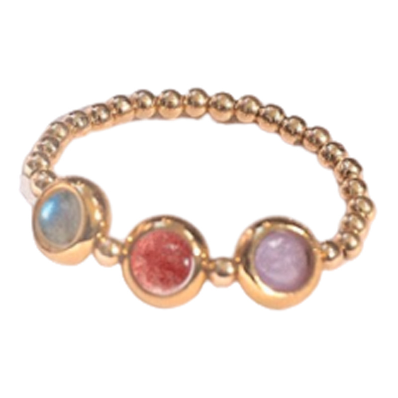 伊黛儿三颗转运珠戒指