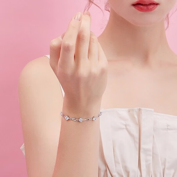 圣雅罗 韩版银材质手链