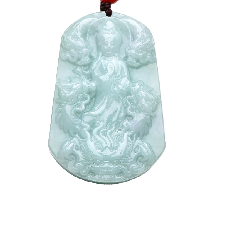 千载一玉 翡翠观音 吊坠