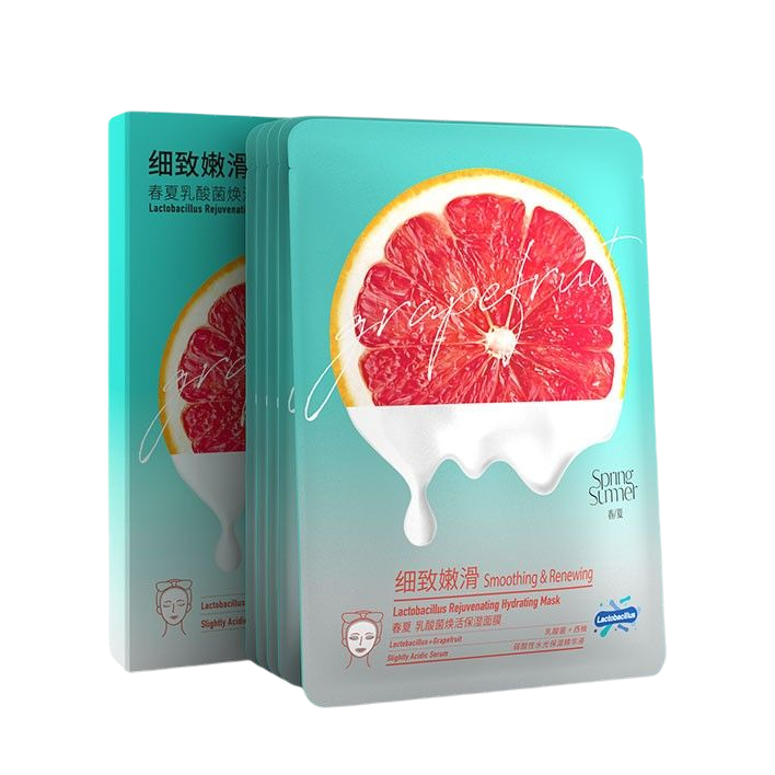 春夏 乳酸菌保湿面膜