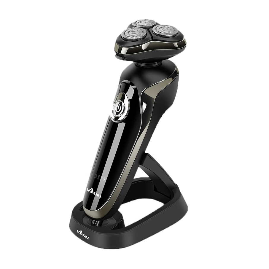 雅古 充电式三刀头电动剃须刀