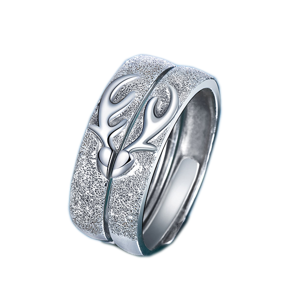 卡蒂罗925银情侣戒指