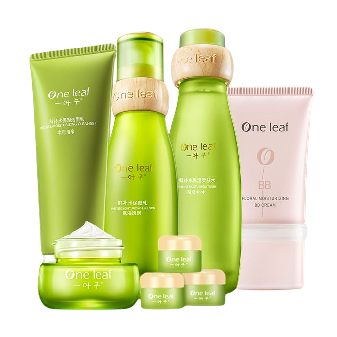 一叶子 保湿焕颜护肤套装