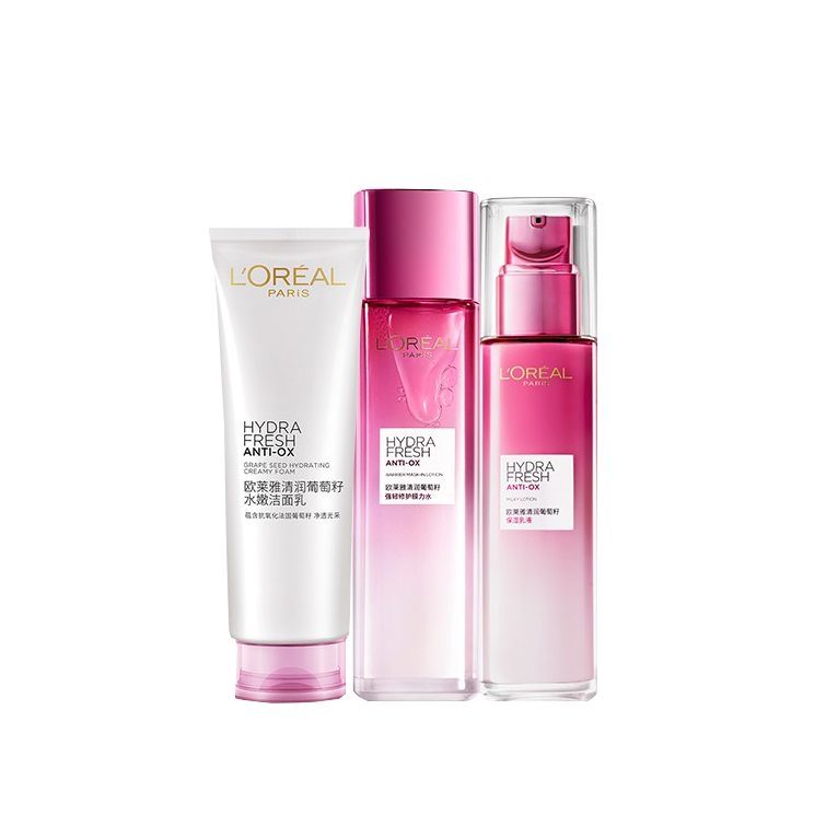 欧莱雅 清润葡萄籽护肤套装