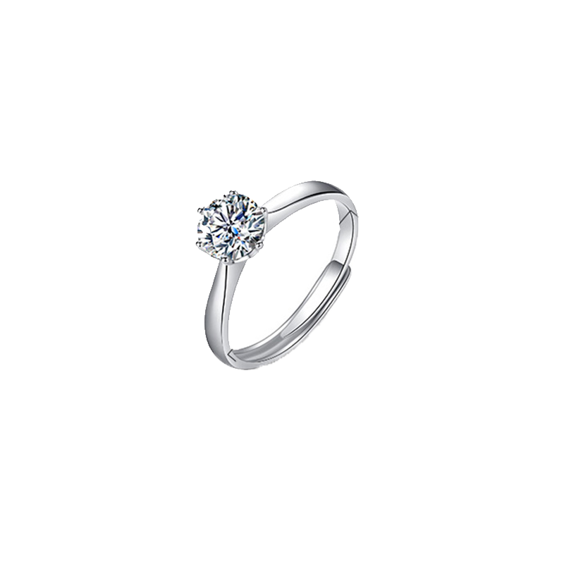 嘉蜜 潮白金钻石 戒指