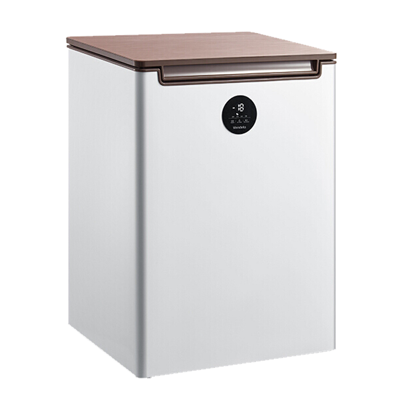 美的 彩晶玻璃面板冰柜