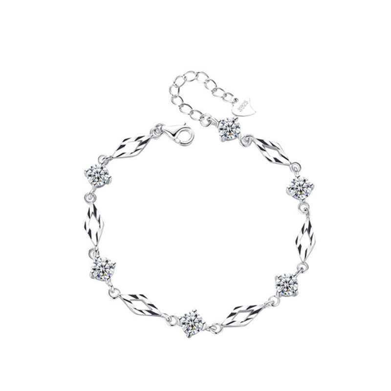 沉鱼落雁 纯银菱光 手链