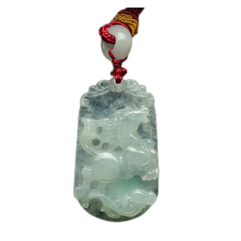 七彩云南 翡翠生肖 吊坠