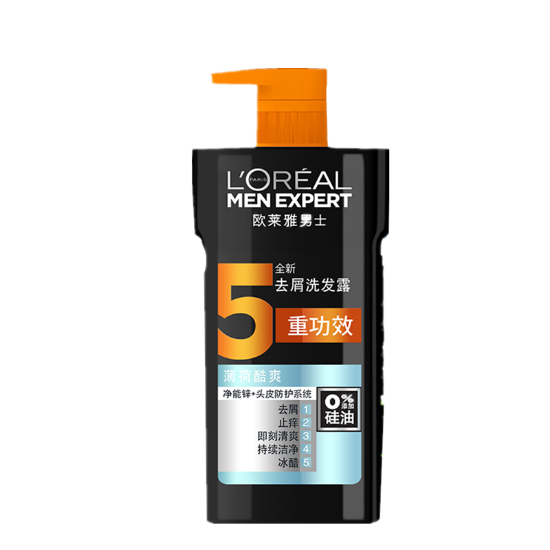 欧莱雅 薄荷酷爽 男士洗发水
