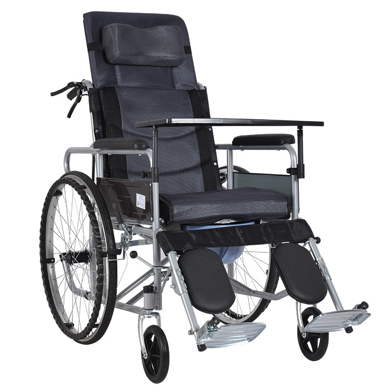 揽康 液压全躺轮椅