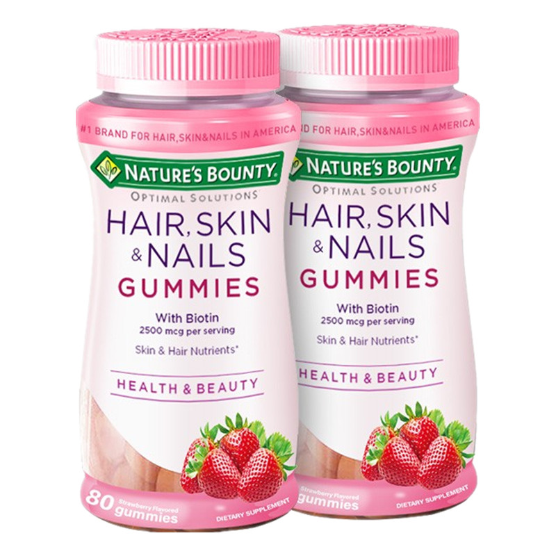 自然之宝 高含量 发肤甲软糖