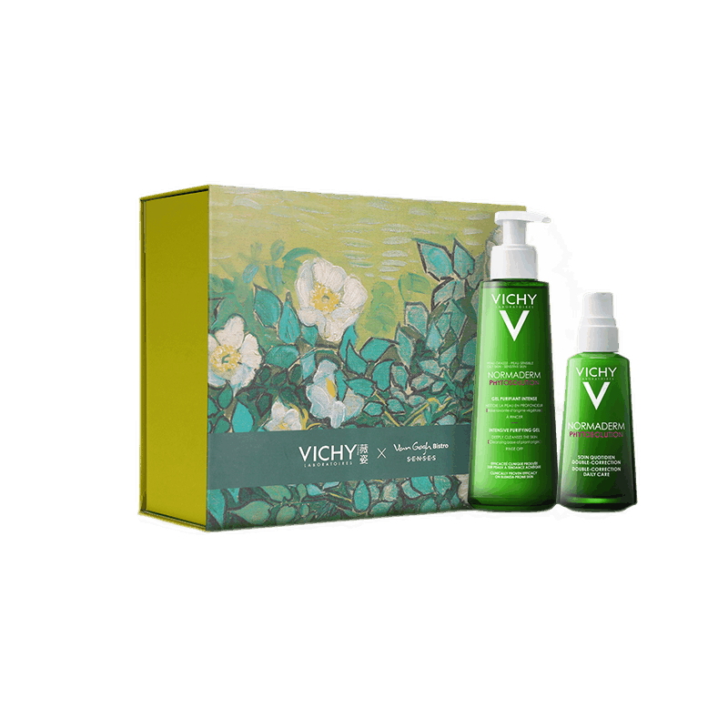 薇姿 小绿瓶清痘双星护肤套装