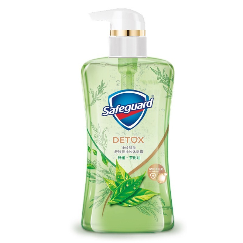 舒肤佳茶树油排浊泡沫沐浴露