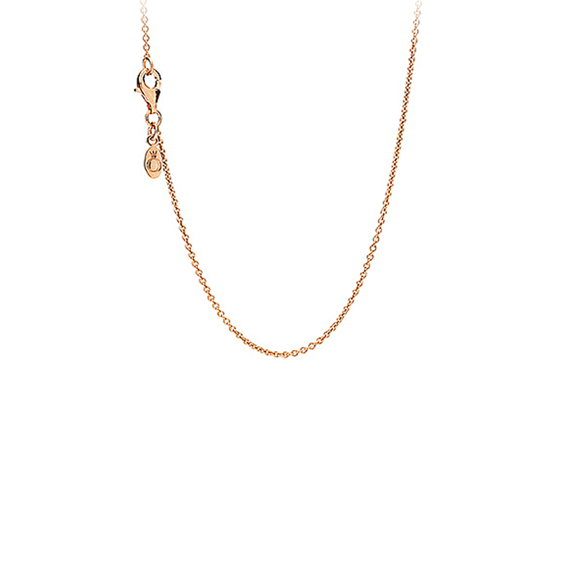 潘多拉 简约玫瑰金 项链