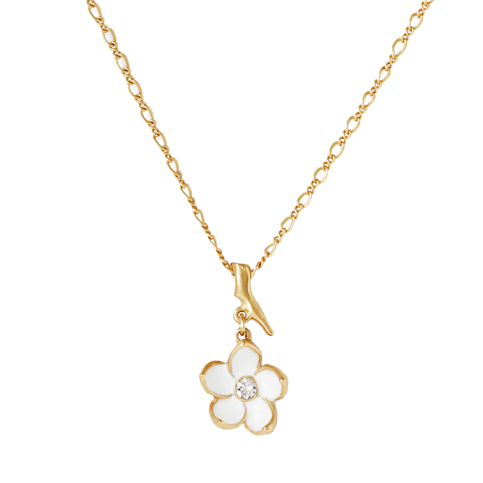 翡拉拉 复古彩晶珐琅项链