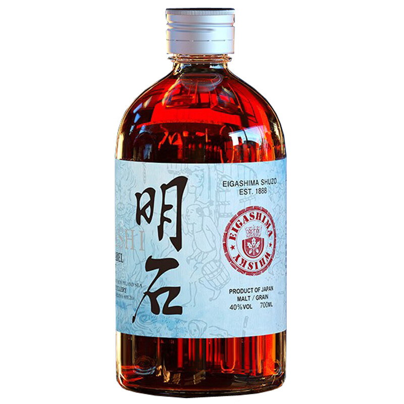 明石 香气馥郁蓝标调和威士忌