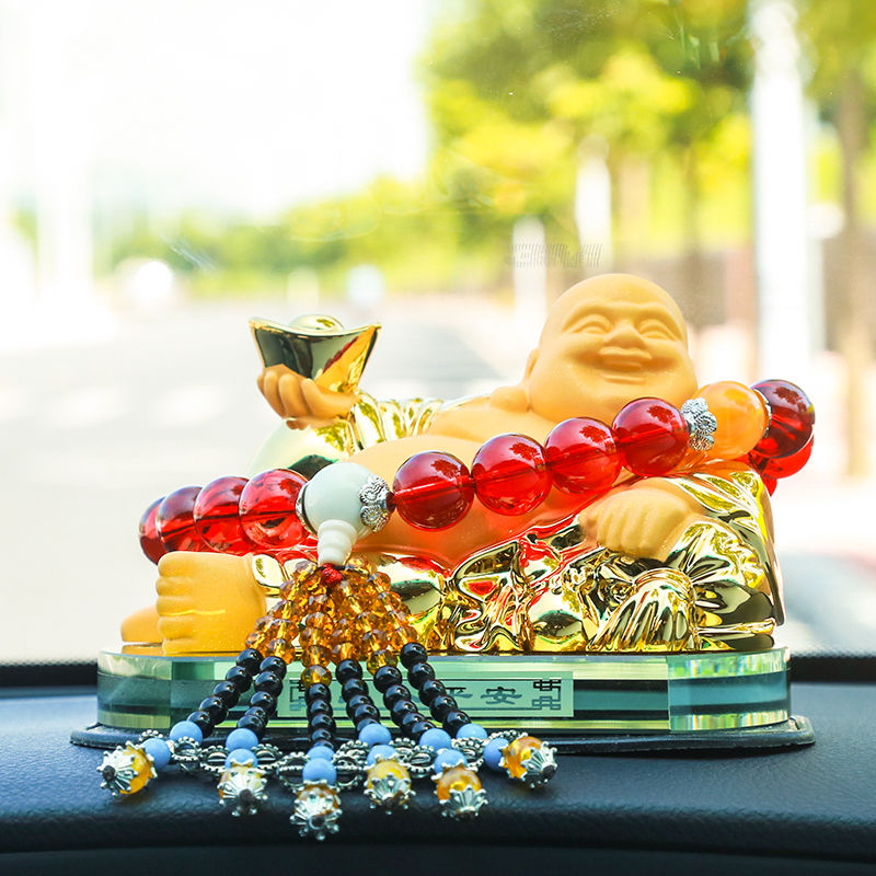 慕致 弥勒佛汽车摆件