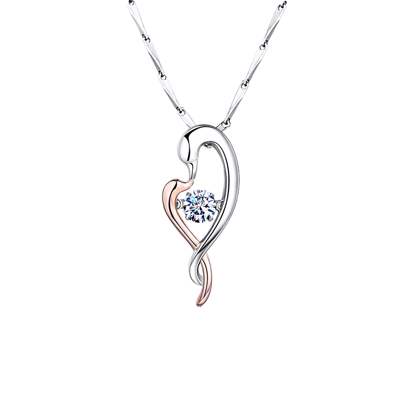 Mymiss 天鹅之吻项链