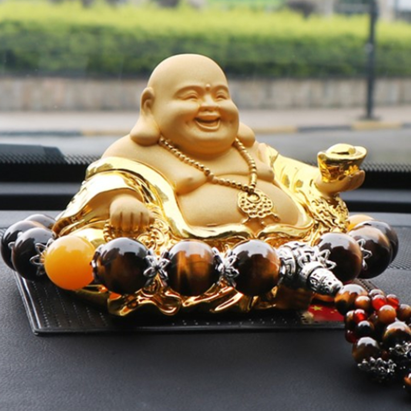 晨茜 弥勒佛汽车摆件