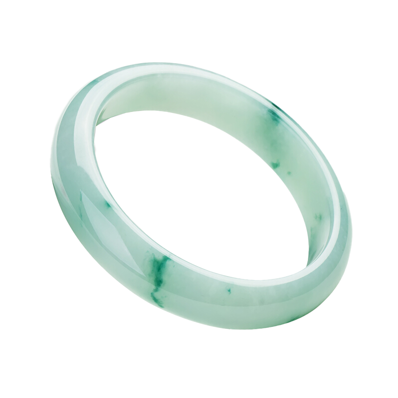 碧玉尊 飘绿 翡翠手镯