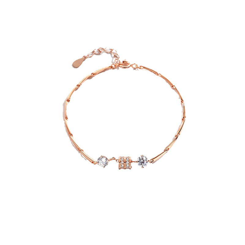 沫兰 小蛮腰纯银手链