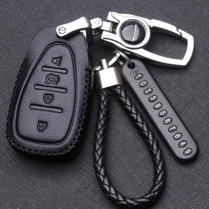 爱装扮 头层牛皮汽车钥匙包