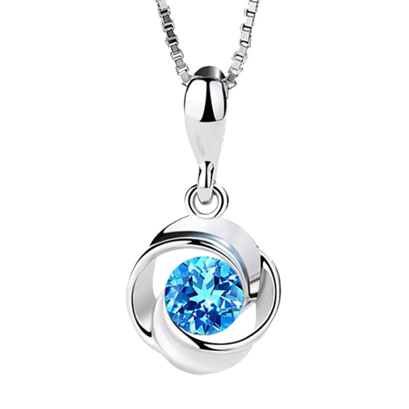 银千惠天然托帕石项链