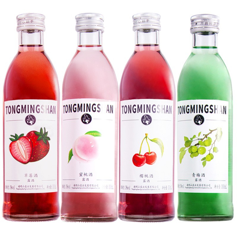 通明山 四瓶装女士低度甜酒