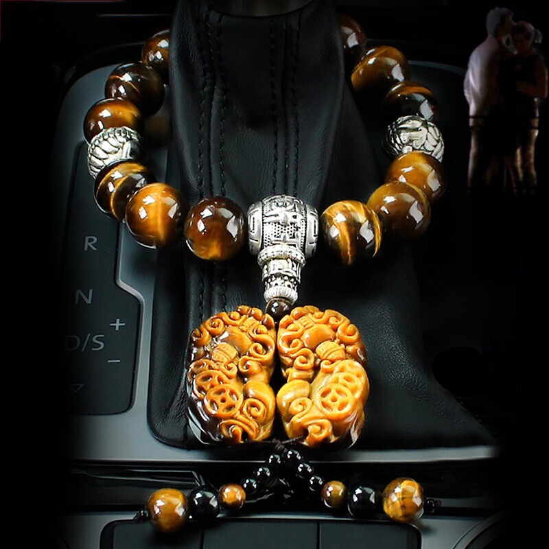 卡斯兰 双貔貅汽车挂件