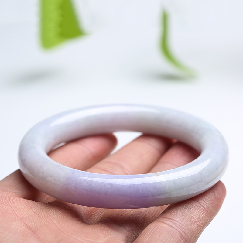 印象眸 飘紫罗兰 翡翠手镯