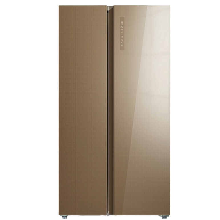 美菱钢化玻璃面板冰箱