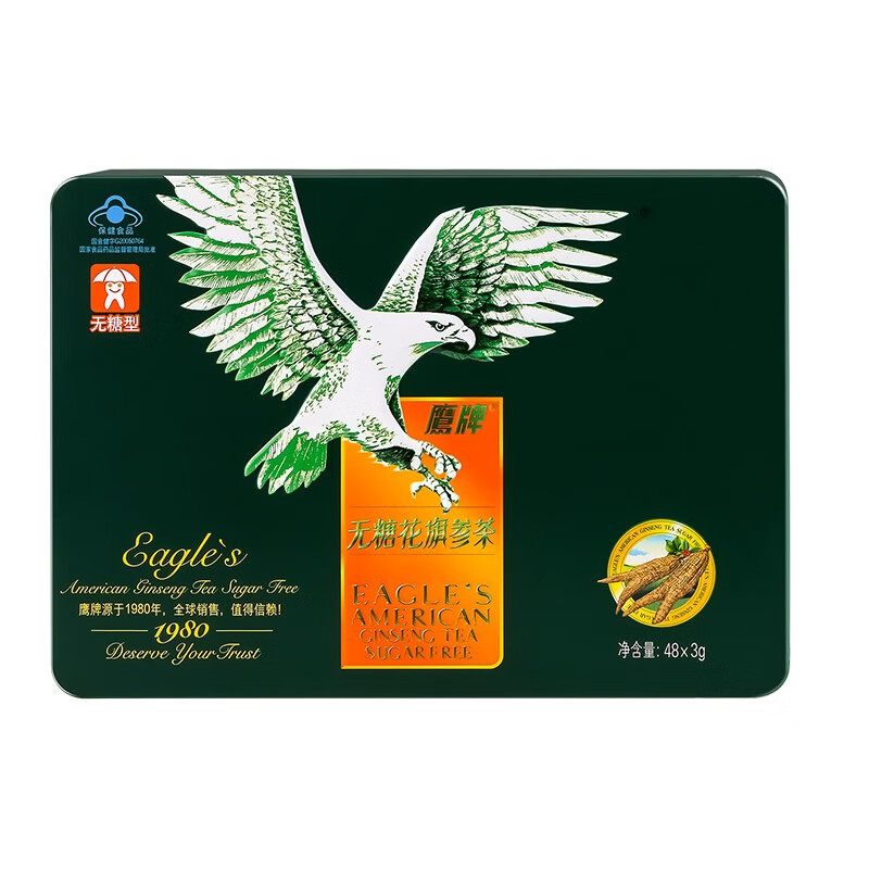 鹰牌 无糖花旗参茶