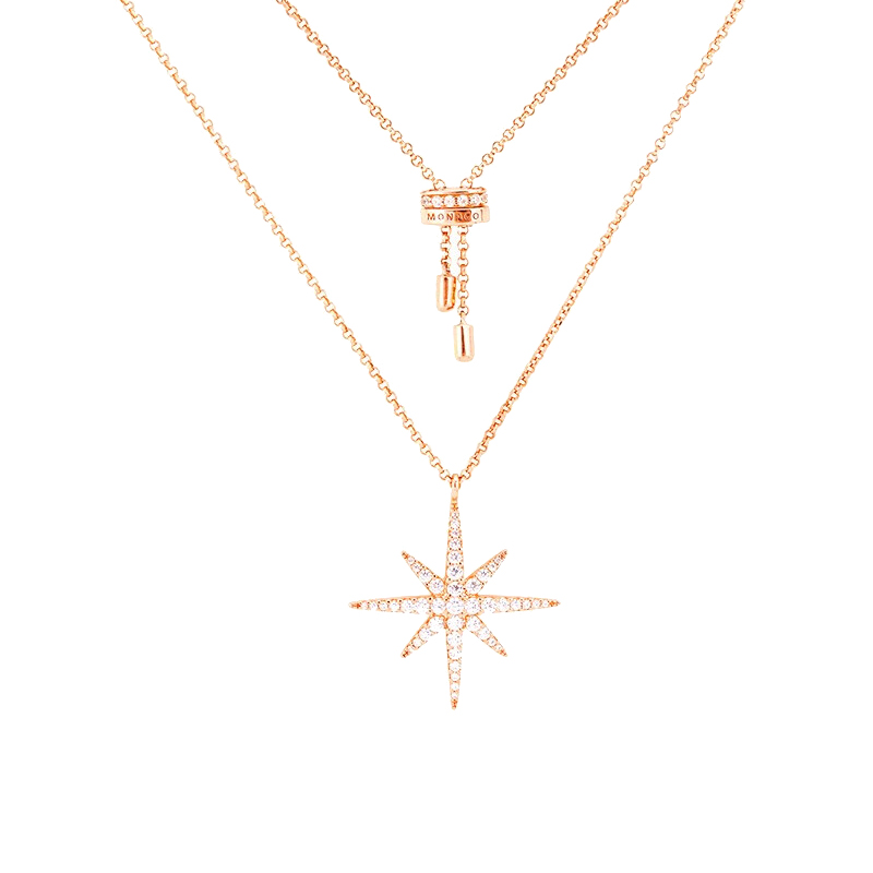 APM 六芒星锁骨项链