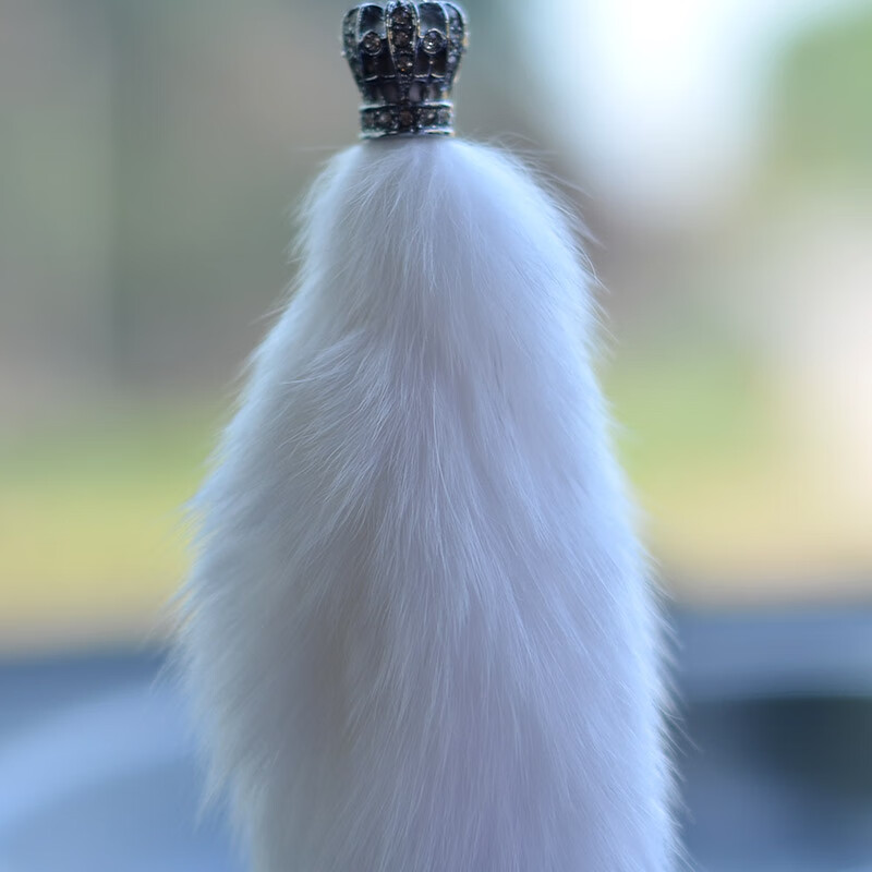 一车一友 玉髓狐狸毛 挂饰