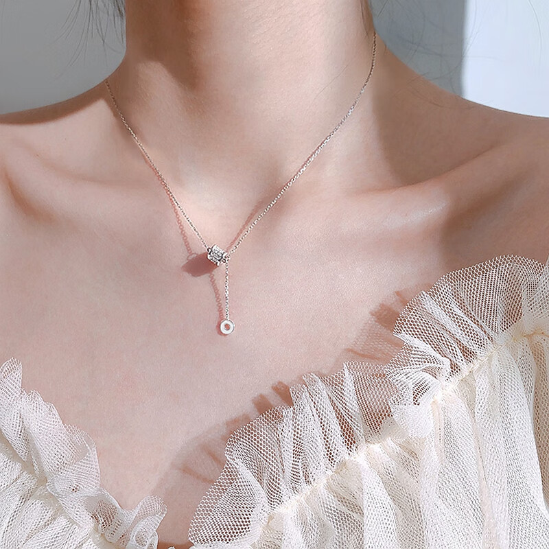 桑玛小蛮腰银项链