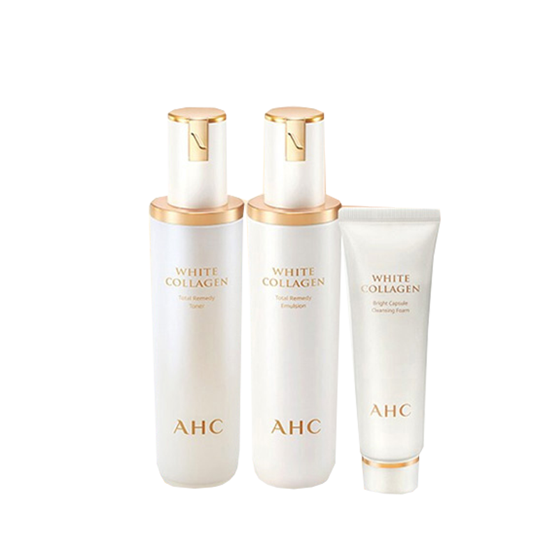 AHC 臻白胶原水乳套装