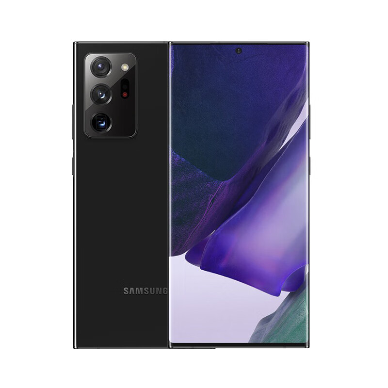 三星 曜岩黑自适应屏幕手机