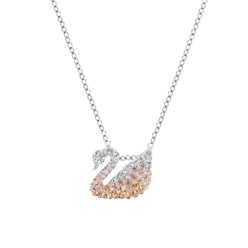 施华洛世奇 渐变小天鹅项链