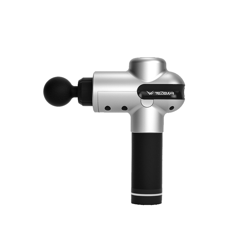 TEZEWA 磨砂银色筋膜枪