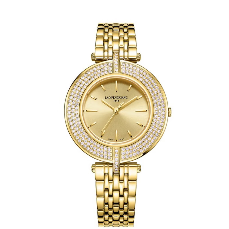 老凤祥 大三针满天星女士腕表