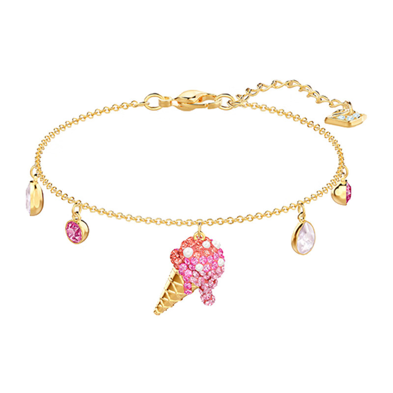 施华洛世奇 趣味镀金手链