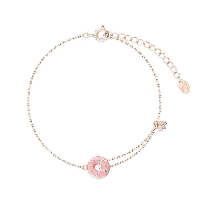 AGATHA 草莓牛奶手链