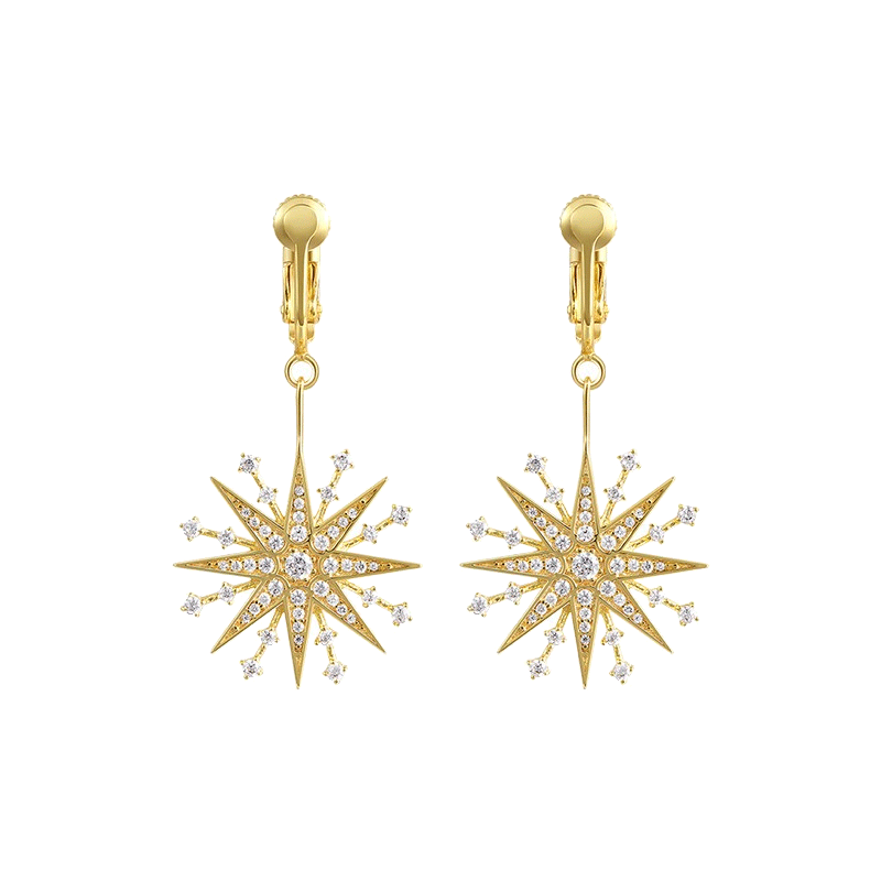 法蔻 浪漫八芒星 耳环