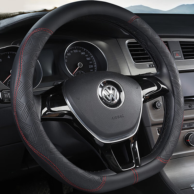 梦奇 透气冲孔方向盘套