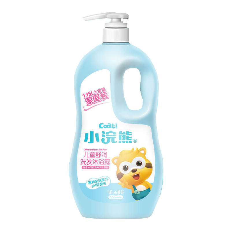 芭乐雅 小浣熊儿童洗发沐浴露