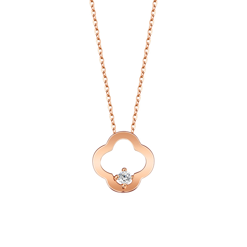 爱的约定 K金锁骨链