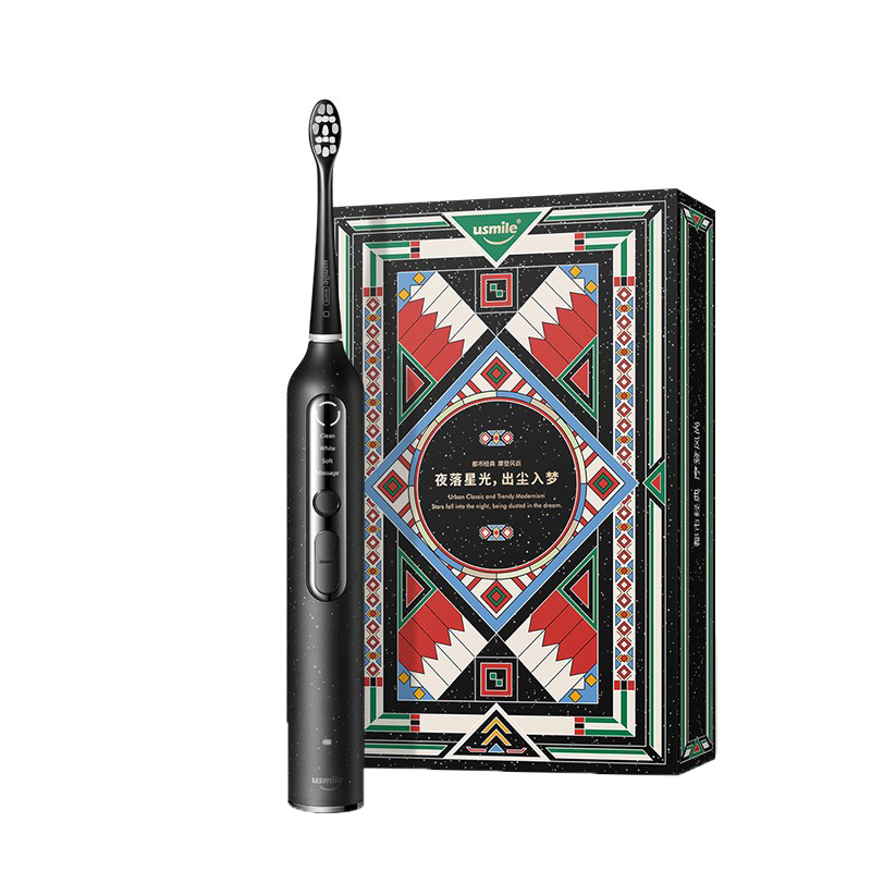 usmile 磨圆处理电动牙刷